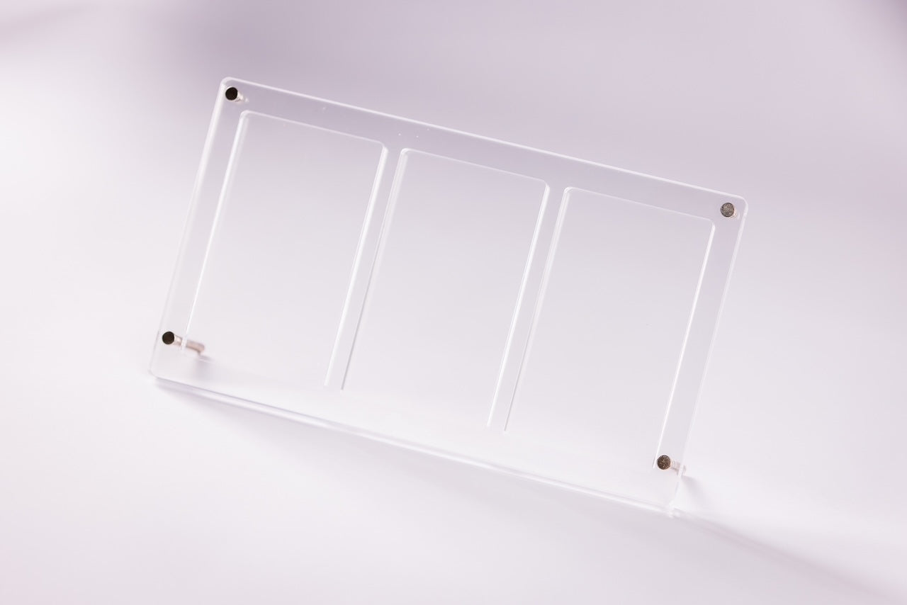 Acrylic slab case PSA 3 slot